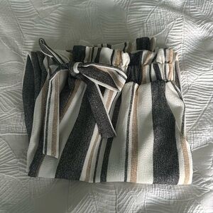 Nordstrom Stripped Wide Leg Pants Sz Medium